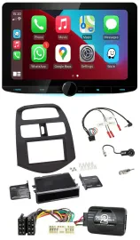 Kenwood Lenkrad USB DAB Bluetooth Autoradio für Chevrolet Spark KLM 2012-2013