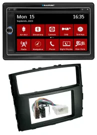 Blaupunkt Bluetooth DAB 2DIN USB DVD MP3 Autoradio für Mitsubishi Pajero 2006-20