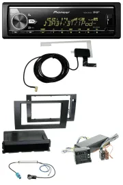 Автомагнитола для Audi A4 (1999–2001) B5 Pioneer Bluetooth, DAB, USB, MP3, совместима с Bose (активная система)