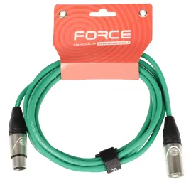 Микрофонный кабель Force FMC-05/3 GR Green 3 м