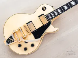 1988 Gibson Les Paul Custom Vintage Guitar w/ Bigsby B7, Tim Shaw PAFs & Case