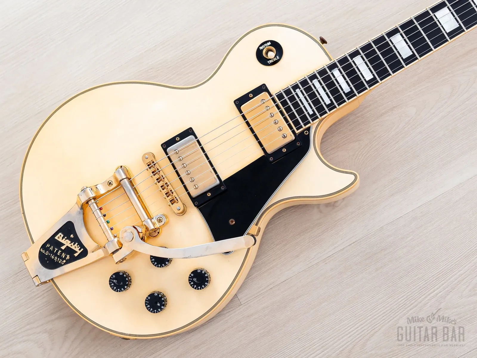 1988 Gibson Les Paul Custom Vintage Guitar w/ Bigsby B7, Tim Shaw PAFs & Case