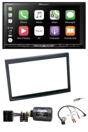 Pioneer 2DIN Lenkrad USB DAB DVD Bluetooth Autoradio für Citroen C3 C2 Berlingo