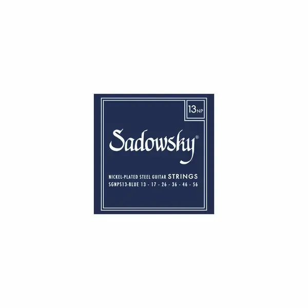 SADOWSKY Blue Label Guitar String Set, Nickel Plated Steel - 013-056