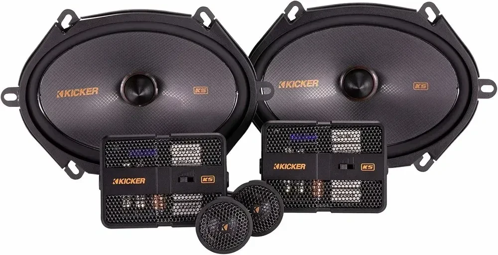 Автодинамики компонентные для автомобиля Kicker KS-Series 51KSS6804 6x8", 2-полосные, 4 Ом
