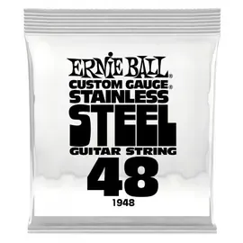 Струна для электрогитары Ernie Ball P01948 Stainless Steel, сталь, калибр 48
