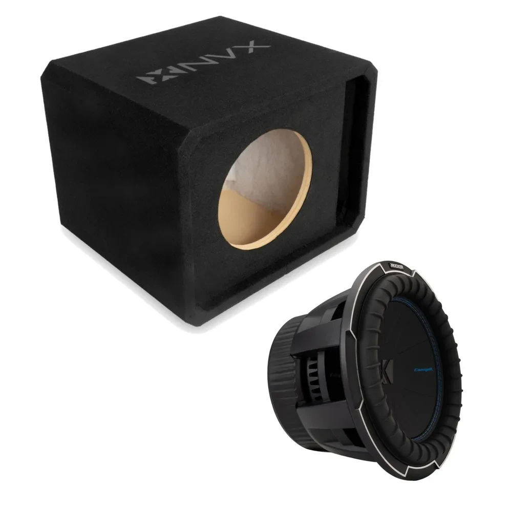 Сабвуфер пассивный NVX NE101P 10" Slot Ported, 3/4" MDF, на 1 динамик, с сабвуфером CompQ