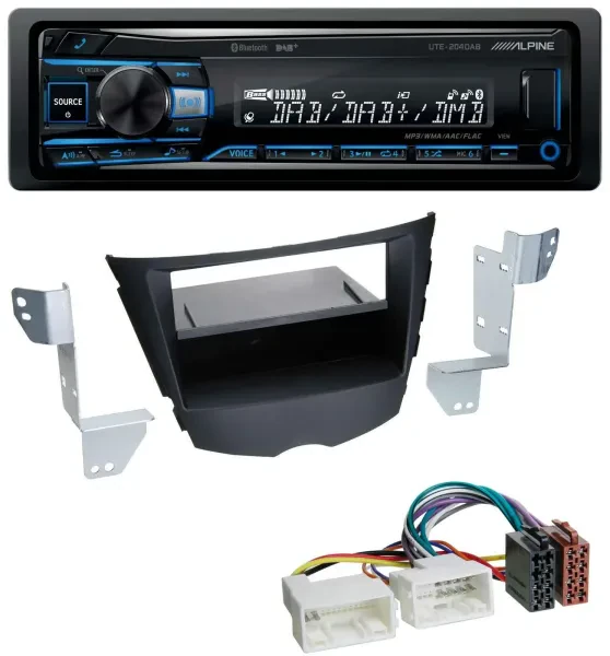 Alpine USB Bluetooth DAB MP3 Autoradio für Hyundai Veloster (ab 2011)