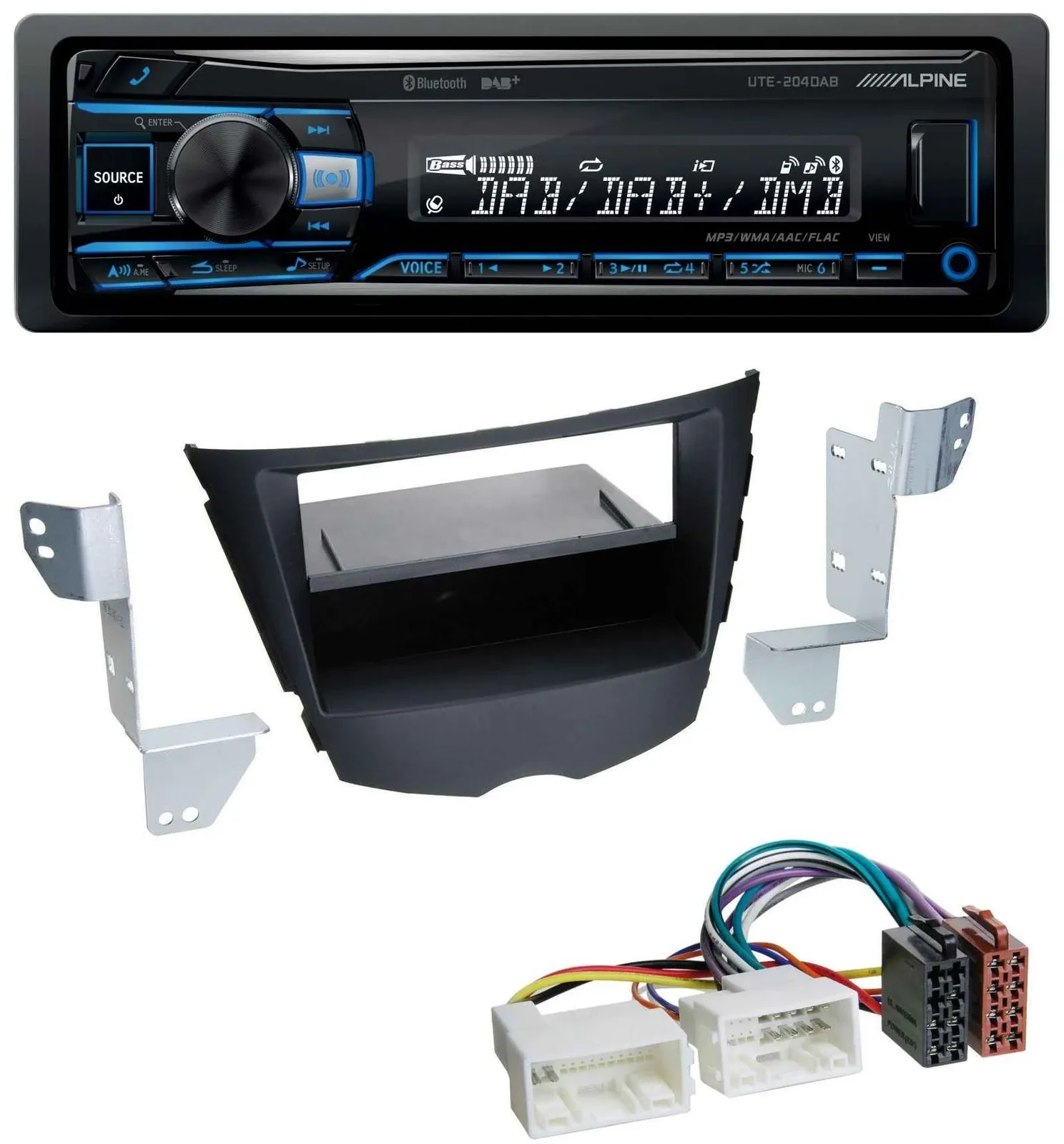 Автомагнитола для Hyundai Veloster (с 2011) Alpine USB, Bluetooth, DAB, MP3