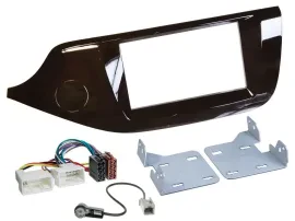 Установочный комплект для автомагнитолы Caraudio24 2-DIN для Kia Ceed (с 2012) глянцевый