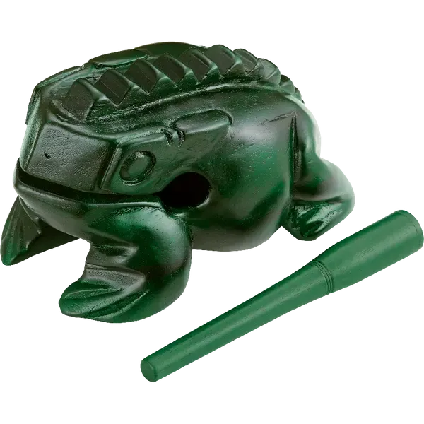 Гуиро-лягушка Nino Percussion NINO516GR деревянный, очень большой