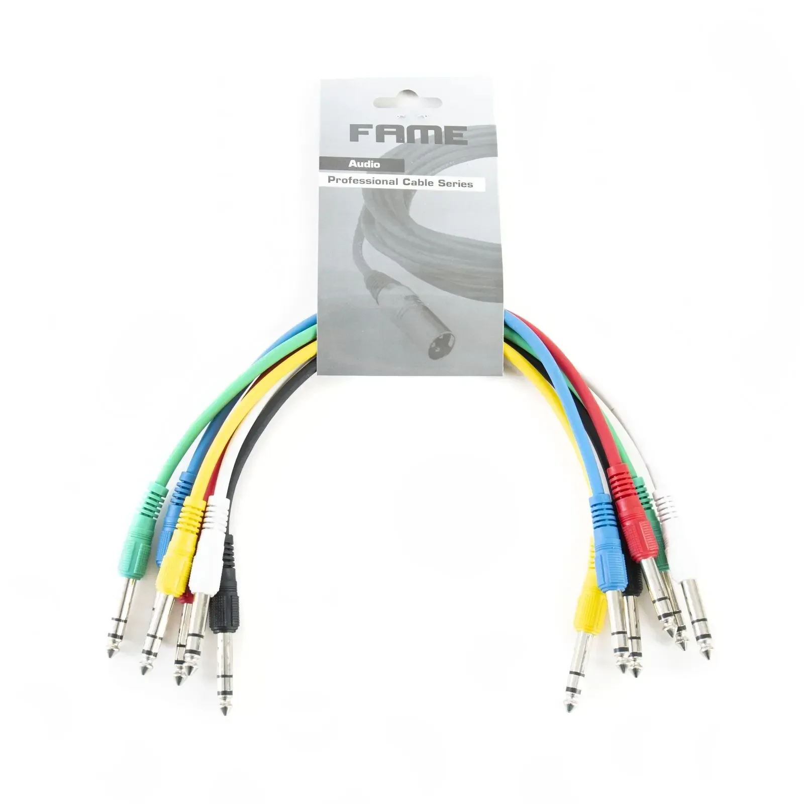 Патч-кабель инструментальный Music Store Basic Standard Stereo Patch Cable 0.3 м (6 штук)