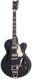Электрогитара полуакустическая Schecter Coupe Semi-Hollow Black