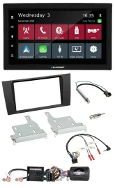 Blaupunkt DAB Bluetooth USB Lenkrad 2DIN Autoradio für Audi A4 2000-2001