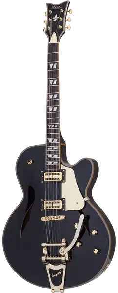 Электрогитара полуакустическая Schecter Coupe Semi-Hollow Black