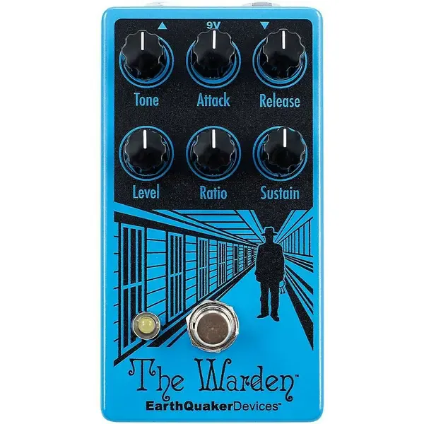 Педаль эффектов для электрогитары EarthQuaker Devices The Warden V2 Optical Compressor