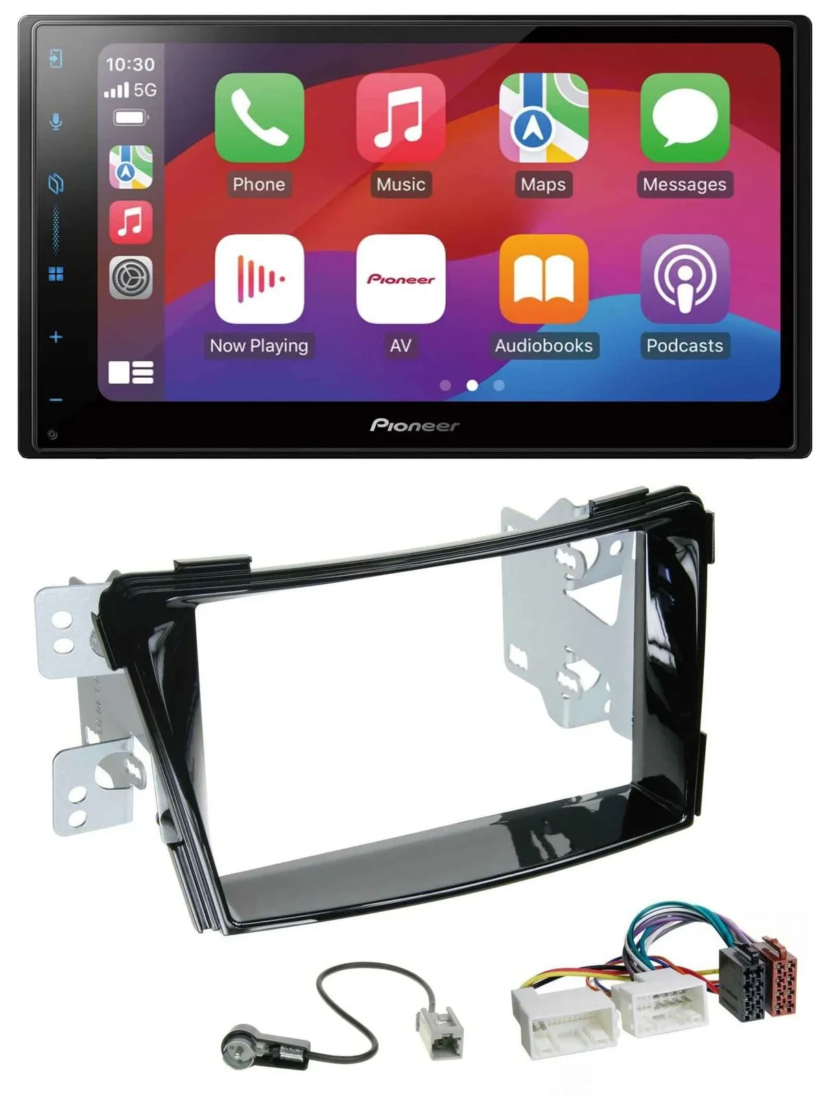 Pioneer DAB USB MP3 Bluetooth 2DIN Autoradio für Hyundai i40 VF ab 11 Klavierlac