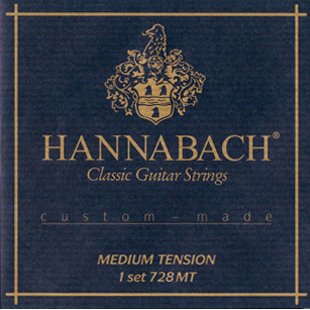 Струны для классической гитары Hannabach 728MT Custom Made Black 28-43