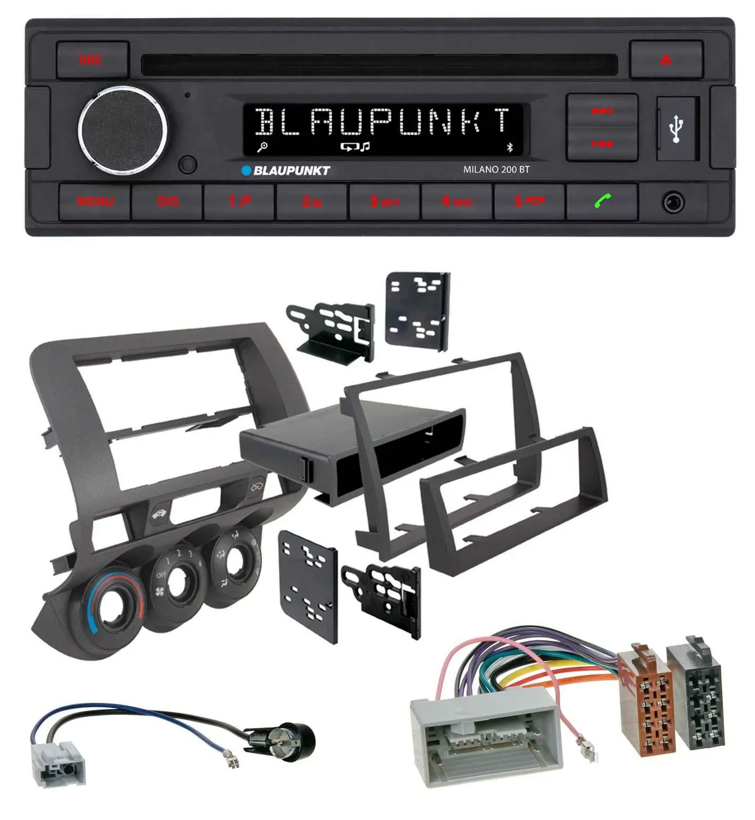 Blaupunkt MP3 USB CD Bluetooth AUX Autoradio für Honda Fit 06-07 nur US-Importe