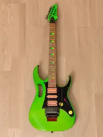 Электрогитара Ibanez JEM777-LNG Steve Vai Signed HSH Loch Ness Green w/case Japan 1987