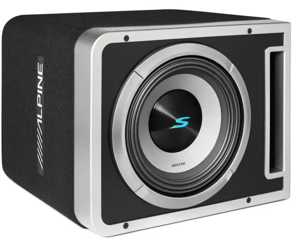 Alpine S2-SB10V 600W RMS 10" Dual 4Ω Loaded Subwoofer Enclosure