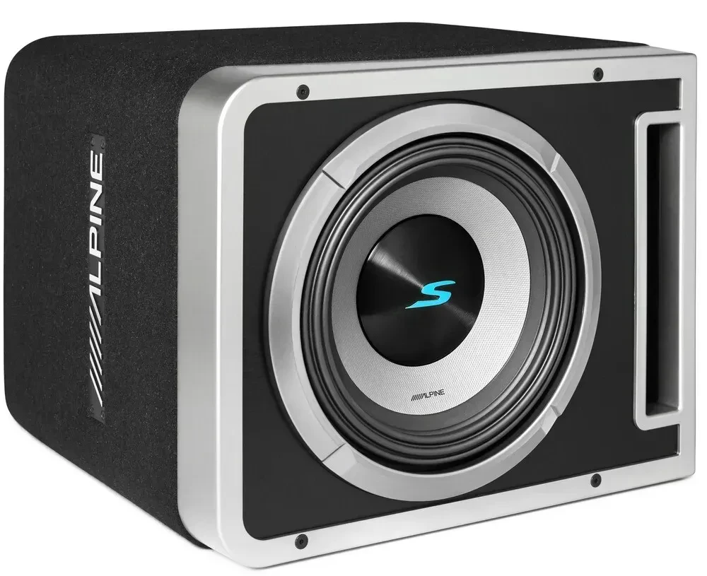 Сабвуфер Alpine S2-SB10V 10" 600W RMS, Dual 4Ω, в корпусе