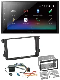 Автомагнитола для VW Amarok (с 2010), Beetle (с 2011) Pioneer 2DIN USB Bluetooth DAB MP3