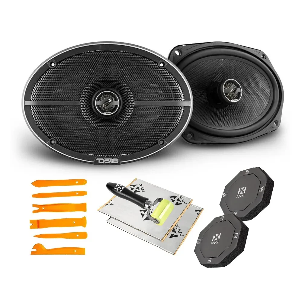 Автомобильные коаксиальные колонки DS18 ZXI-694 6x9" 240W RMS, 2-полосные