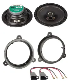 ACV 16,5cm 100Watt 2-Wege Lautsprecher für Renault Captur Laguna Fronttür Heck A