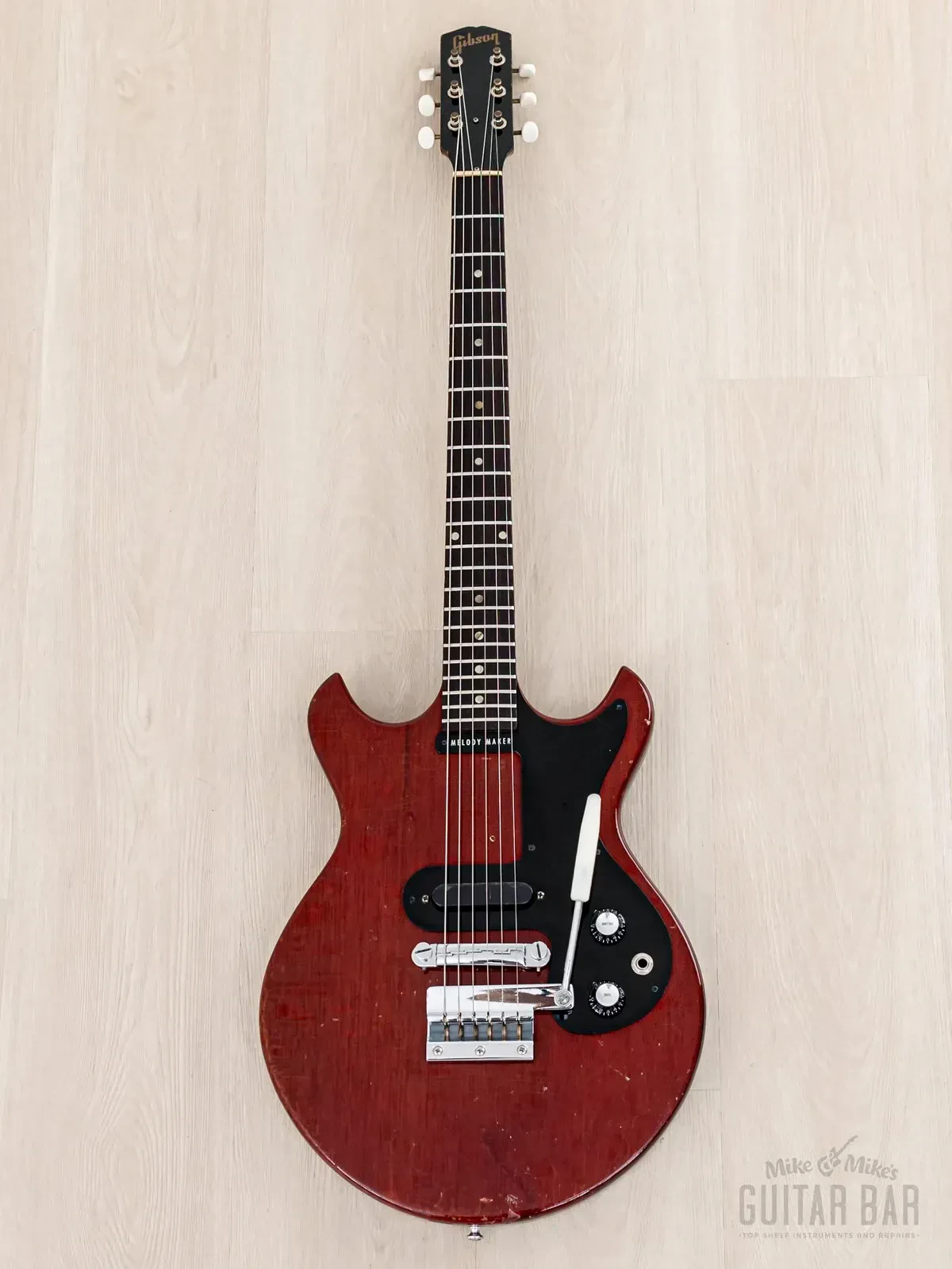 Электрогитара Gibson Melody Maker S Cherry w/case USA 1965