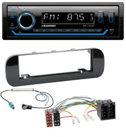 Blaupunkt MP3 Bluetooth USB AUX Autoradio für Fiat Panda (ab 2012) - glänzend