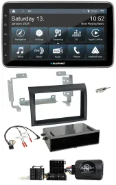 Blaupunkt USB DAB SD Lenkrad Bluetooth Autoradio für Fiat Ducato 06-08 schwarz