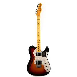 Электрогитара полуакустическая Fender American Vintage II 1972 Telecaster Thinline 3-Tone Sunburst