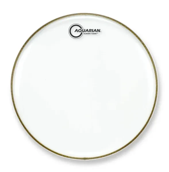 Aquarian Classic Clear Tom Drum Head, 16"