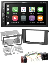 Pioneer USB MP3 DAB 2DIN Bluetooth Autoradio für Iveco Daily 06-14 schwarz