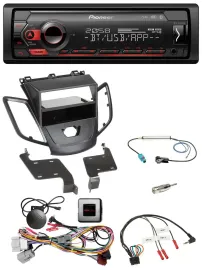 Pioneer Lenkrad USB DAB Bluetooth Autoradio für Ford Fiesta 10-13 ohne Display s