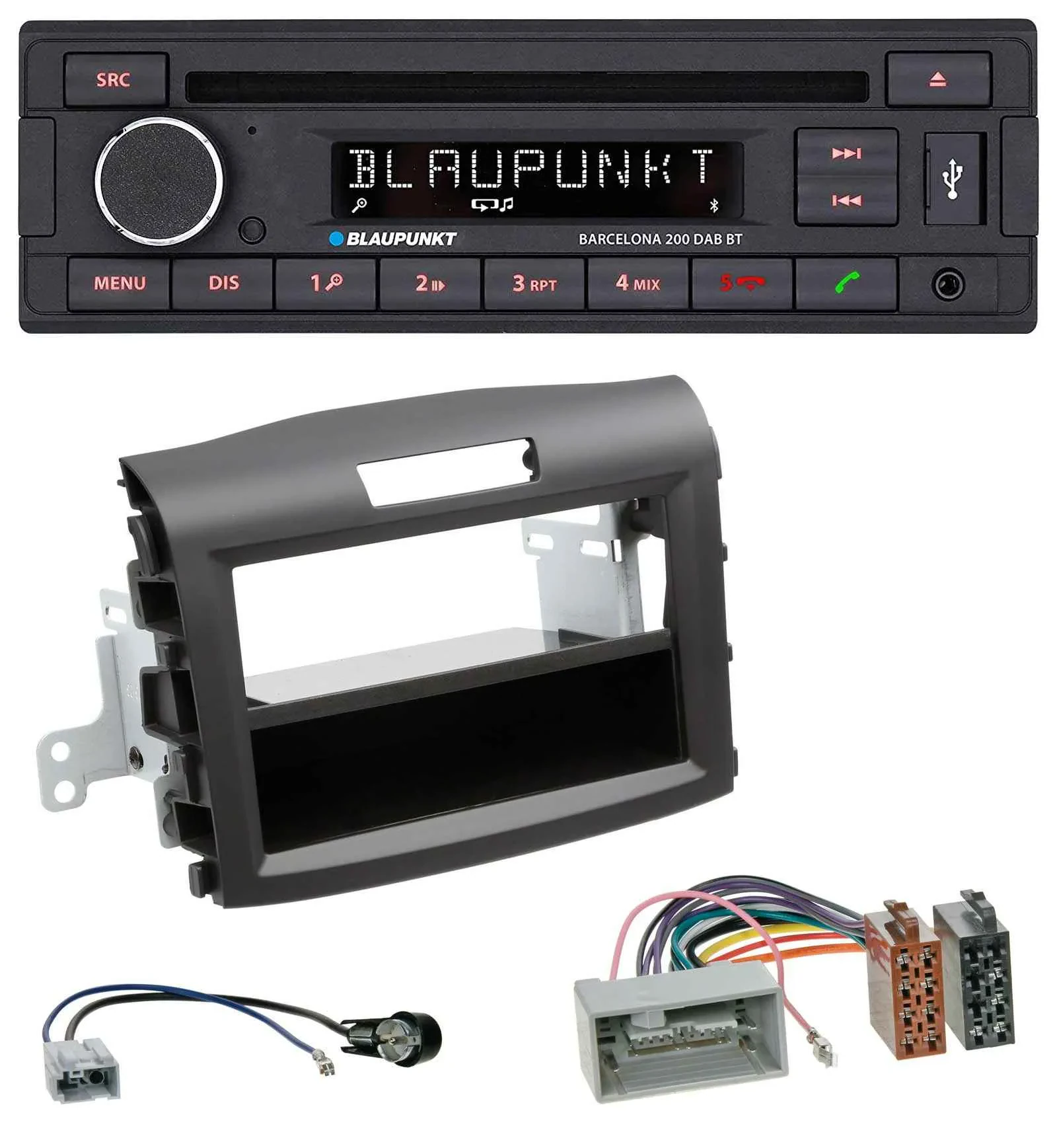 Blaupunkt USB DAB CD Bluetooth MP3 Autoradio für Honda CR-V (ab 2013)