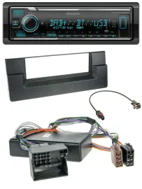 Автомагнитола Kenwood Bluetooth, MP3, DAB, USB для BMW X5 E53 и 5 Series E39, активная система, разъем Quadlock