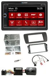 Blaupunkt TMC USB Lenkrad Bluetooth DAB 2DIN Navigation für Seat Ibiza ab 08 tua