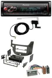 Автомагнитола для Honda Jazz (с 2009) Pioneer Bluetooth, DAB, USB, MP3 темно-серая