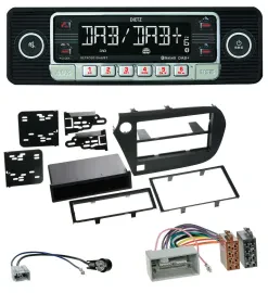 Dietz USB DAB MP3 Bluetooth Autoradio für Honda Insight (ZE2, 2009-2013)