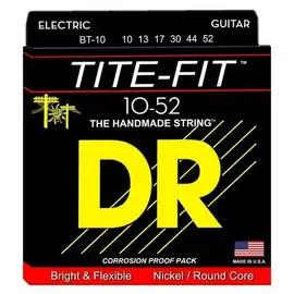 Струны для электрогитары DR Strings BT-10 Tite-Fit 10-52