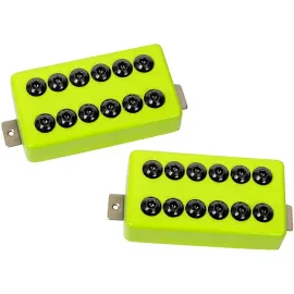 Комплект звукоснимателей для электрогитары Seymour Duncan SH-8 Invader Black Toxic Yellow