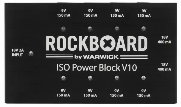 Блок питания для гитарных педалей RockBoard ISO Power Block V10