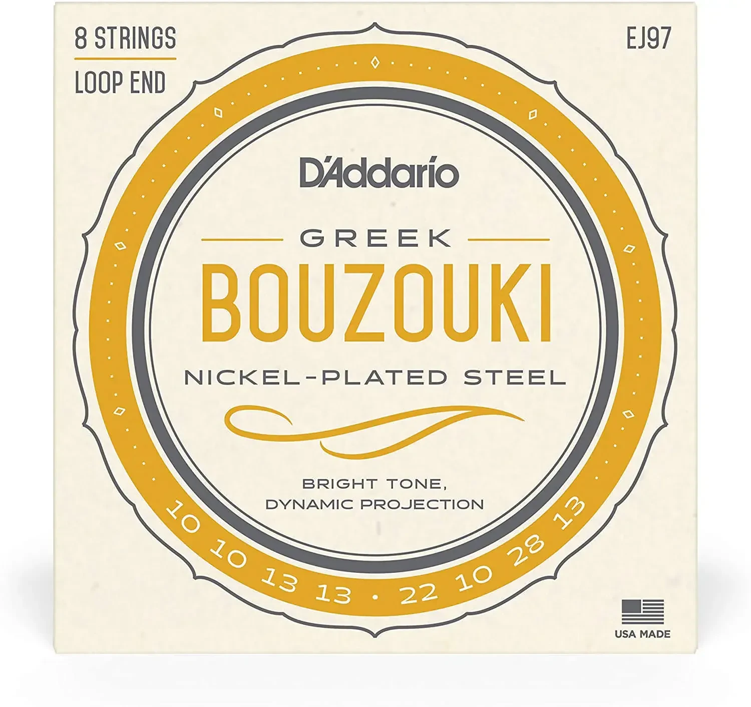 Комплект струн для греческого бузуки D'Addario EJ97