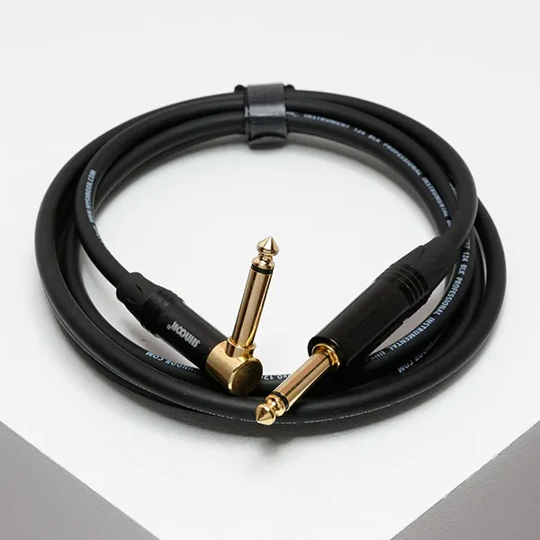 Инструментальный кабель SHNOOR IC124-JMJMR-B-7,5m Black 7.5 м