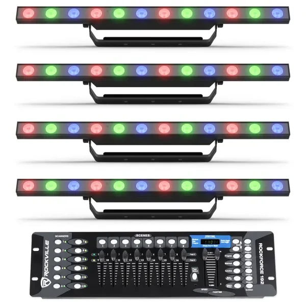 Прибор смены цвета Chauvet DJ COLORBand PIX ILS с DMX-пультом (4 штуки)
