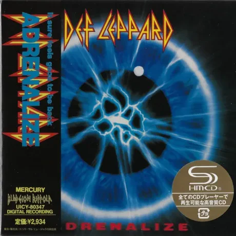 DEF LEPPARD - Adrenalize = アドレナライズ (CD, Japan)