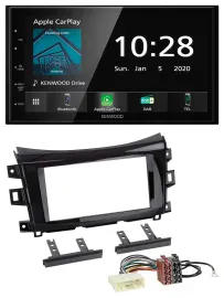 Kenwood Bluetooth MP3 DAB USB 2DIN Autoradio für Nissan Navara (ab 16)