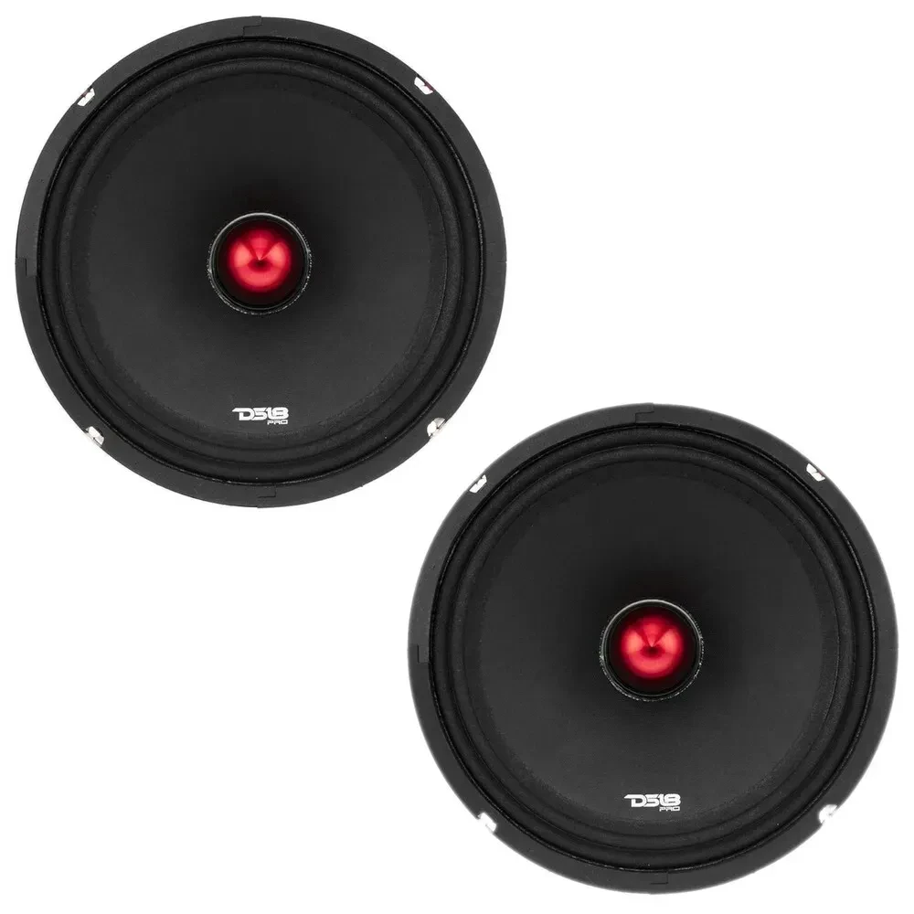 Динамик для авто DS18 PRO-X10BM 10", 8 Ом, 600 Вт RMS, мидбасовый (набор, пара)